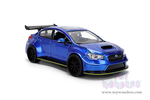 Jada Toys JDM Tuners™ - Subaru WRX STI Widebody (2016, 1/24, diecast model car, Candy Blue) 37491