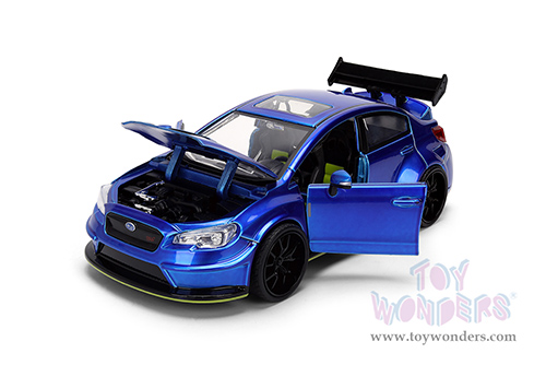 Jada Toys JDM Tuners™ - Subaru WRX STI Widebody (2016, 1/24, diecast model car, Candy Blue) 37491