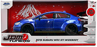 Show product details for Jada Toys JDM Tuners™ - Subaru WRX STI Widebody (2016, 1/24, diecast model car, Candy Blue) 37491
