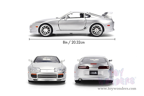 Jada Toys JDM Tuners™ - Toyota Supra (1995, 1/24, diecast model car, Silver) 37492
