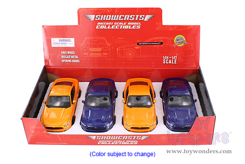 Showcasts® Collectibles - Ford Mustang Hardtop (2015, 1/24 scale diecast model car, Asstd.) 37508 MAP: $19.99