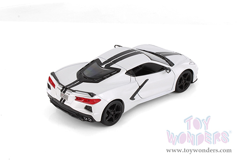 Showcasts® Collectibles - Chevrolet® Corvette® Stingray Coupe Z51 Hardtop (2020, 1/24 scale diecast model car, Asstd.) 37527/3 MAP: $19.99