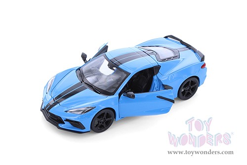 Showcasts® Collectibles - Chevrolet® Corvette® Stingray Coupe Z51 Hardtop (2020, 1/24 scale diecast model car, Asstd.) 37527/3 MAP: $19.99