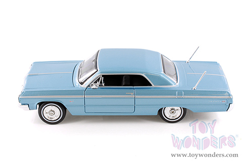 Showcasts® Collectibles - Chevrolet® Impala™ SS™ Hardtop (1964, 1/24 scale diecast model car, Blue) 37908 MAP: $19.99