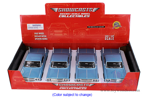 Showcasts® Collectibles - Chevrolet® Impala™ SS™ Hardtop (1964, 1/24 scale diecast model car, Blue) 37908 MAP: $19.99
