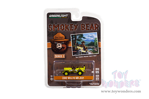 Greenlight - Smokey Bear Series 1 (1/64 scale diecast model car, Asstd.) 38020/48
