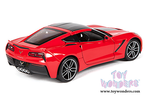 Maisto Exclusive - Corvette Stingray Z51 Hardtop (2014, 1/18 scale diecast model car, Red) 38132R