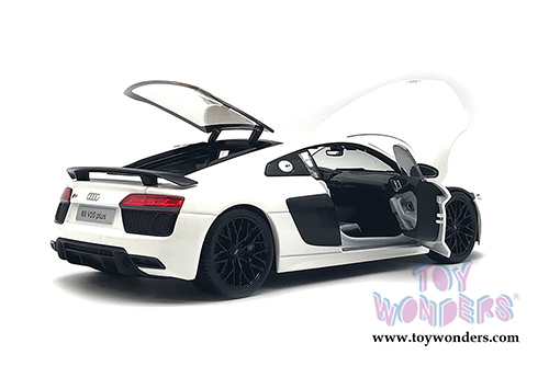Maisto Exclusive - Audi R8 V10 Plus Hard Top (1/18 scale diecast model car, White) 38135W