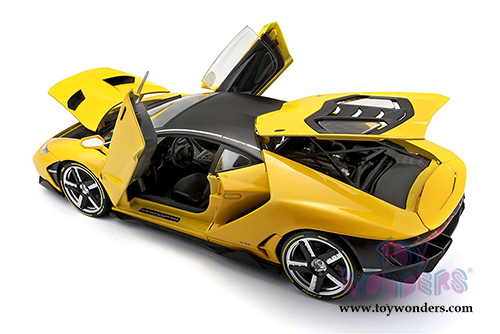 Maisto Exclusive - Lamborghini Centenario Hardtop (1/18 scale diecast model car, Yellow) 38136YL