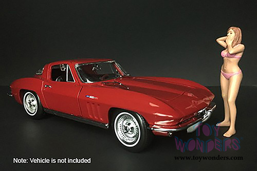 American Diorama Figurine - Bikini Girl March (1/18 scale, Pink) 38167