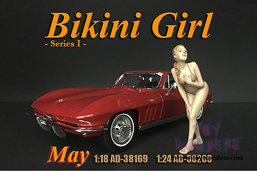 American Diorama Figurine - Bikini Girl May (1/18 scale, Brown) 38169