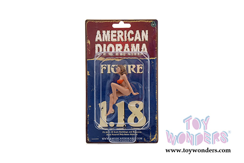 American Diorama Figurine - Bikini Girl November (1/18 scale, Orange) 38175