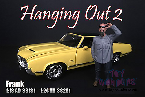 American Diorama Figurine - Hanging Out 2 Frank Figure (1/18  scale, Blue) 38181