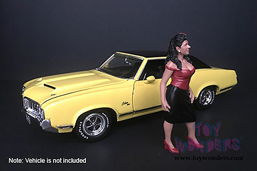 American Diorama Figurine - Hanging Out 2 Rosa Figure (1/18  scale, Black/Red) 38184