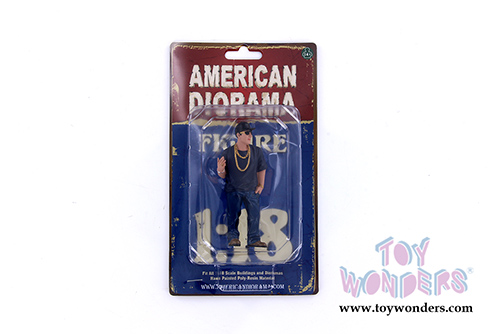 American Diorama Figurine - Hanging Out 2 Juan Figure (1/18  scale, Blue) 38185