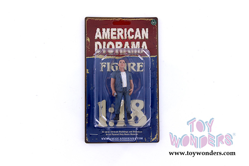 American Diorama Figurine - Hanging Out 2 Beto Figure (1/18  scale, Gray) 38187