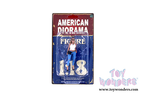 American Diorama Figurine - Ladies Night Sara Figure (1/18 scale, Light Blue/White) 38189
