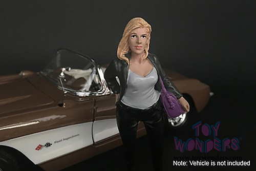 American Diorama Figurine - Ladies Night Angela Figure (1/18 scale, Black/Dark Gray) 38192