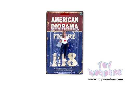 American Diorama Figurine - Ladies Night Elle Figure (1/18 scale, Black/White) 38193