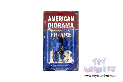 American Diorama Figurine - Ladies Night Lindsay Figure (1/18 scale, Blue/Black) 38196