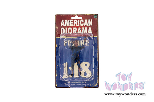 American Diorama Figurine - Zombie Mechanic II (1/18 scale, Blue) 38198