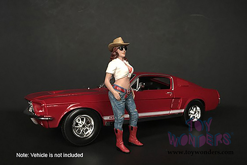 American Diorama Figurine - The Western Style I (1/18 scale, Blue/White) 38201