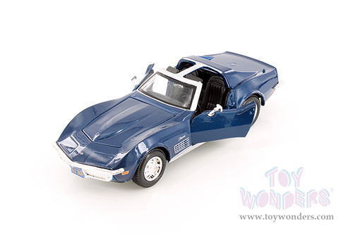 Showcasts®  Collectibles - Chevrolet® Corvette® T-Top (1970, 1/24 scale diecast model car, Blue) 38202BU MAP: $22.99