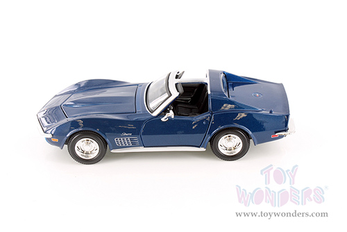 Showcasts®  Collectibles - Chevrolet® Corvette® T-Top (1970, 1/24 scale diecast model car, Blue) 38202BU MAP: $22.99