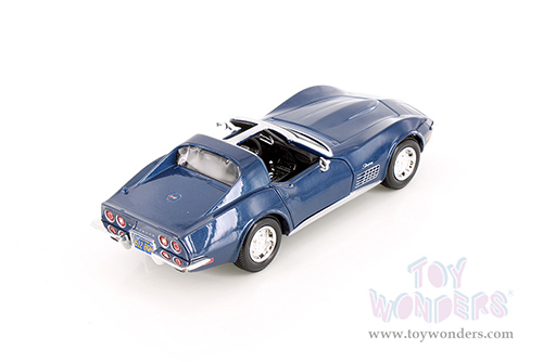 Showcasts®  Collectibles - Chevrolet® Corvette® T-Top (1970, 1/24 scale diecast model car, Blue) 38202BU MAP: $22.99