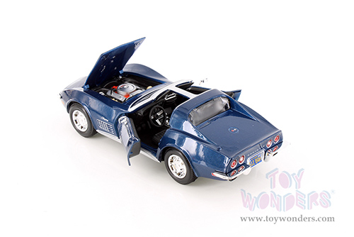 Showcasts®  Collectibles - Chevrolet® Corvette® T-Top (1970, 1/24 scale diecast model car, Blue) 38202BU MAP: $22.99