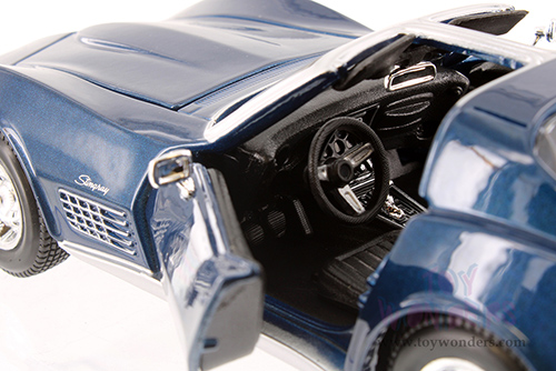 Showcasts®  Collectibles - Chevrolet® Corvette® T-Top (1970, 1/24 scale diecast model car, Blue) 38202BU MAP: $22.99