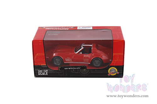 Showcasts®  Collectibles - Chevrolet® Corvette® T-Top (1970, 1/24 scale diecast model car, Red) 38202R MAP: $22.99