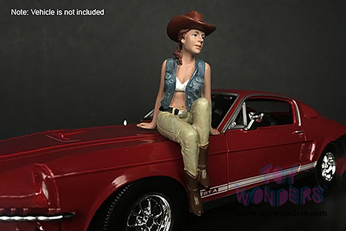 American Diorama Figurine - The Western Style VI (1/18 scale, Beige/Blue) 38206