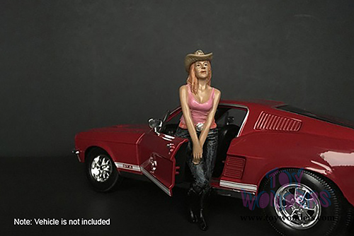 American Diorama Figurine - The Western Style VII (1/18 scale, Beige/Pink) 38207