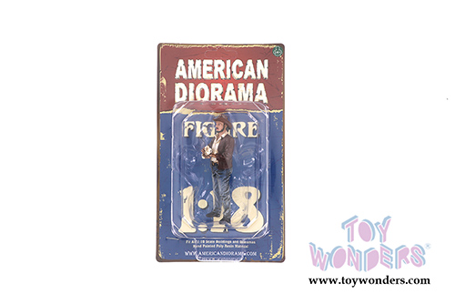 American Diorama Figurine - The Western Style VIII (1/18 scale, Blue/Brown) 38208