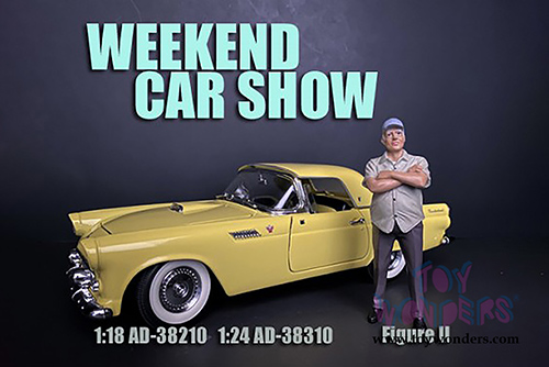 American Diorama Figurine - Weekend Car Show Figure II (1/18  scale, Gray) 38210