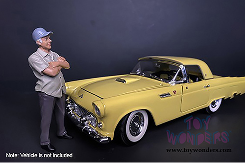 American Diorama Figurine - Weekend Car Show Figure II (1/18  scale, Gray) 38210