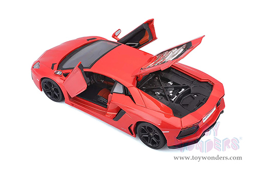 Showcasts® Collectibles - Lamborghini Aventador LP700-4 Coupé (1/24 scale diecast model car, Orange)  38210OR MAP: $22.99