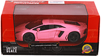 Showcasts® Collectibles - Lamborghini Aventador Coupé (1/24 scale diecast model car, Pink) 38210PK MAP: $22.99; 
