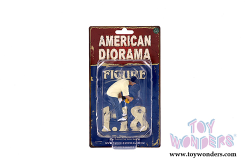 American Diorama Figurine - Weekend Car Show Figure VI (1/18  scale, Blue/cream) 38214