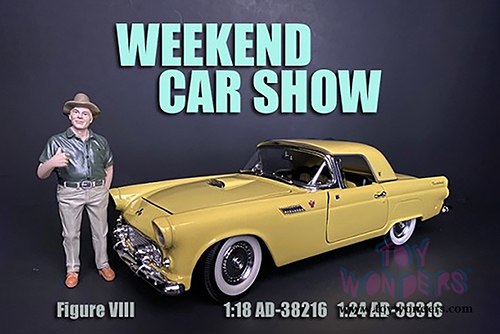 American Diorama Figurine - Weekend Car Show Figure VIII (1/24  scale, Green) 38316
