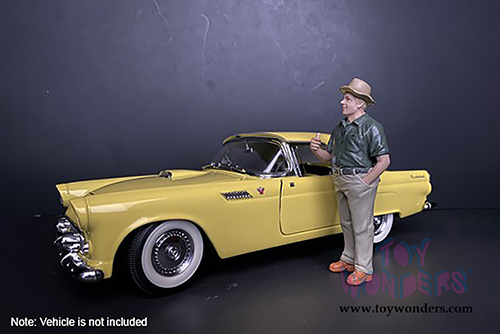 American Diorama Figurine - Weekend Car Show Figure VIII (1/24  scale, Green) 38316