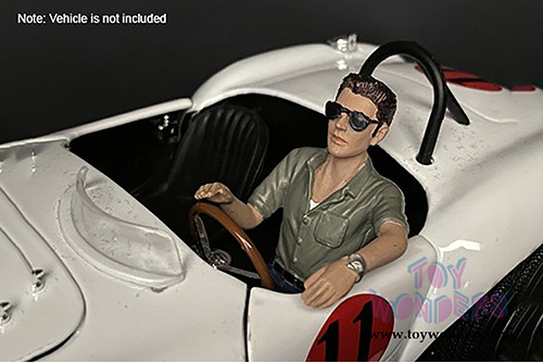 American Diorama Figurine - Seated Couple Series IV Figure A (1/18  scale, Blue/Green) 38219