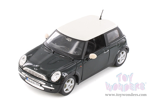 Showcasts® Collectibles - Mini Cooper (1/24 scale diecast model car, Dark Green) 38219GN MAP: $22.99