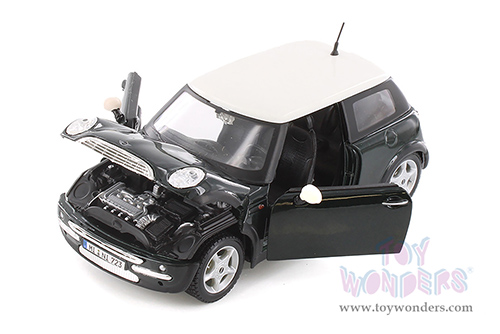 Showcasts® Collectibles - Mini Cooper (1/24 scale diecast model car, Dark Green) 38219GN MAP: $22.99