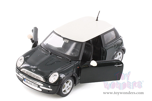 Showcasts® Collectibles - Mini Cooper (1/24 scale diecast model car, Dark Green) 38219GN MAP: $22.99