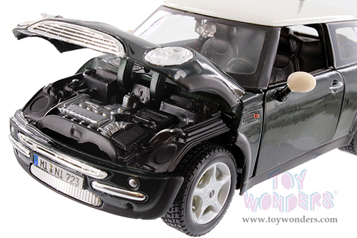 Showcasts® Collectibles - Mini Cooper (1/24 scale diecast model car, Dark Green) 38219GN MAP: $22.99