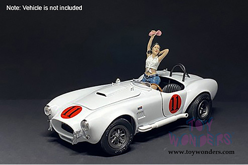 American Diorama Figurine - Seated Couple Series IV Figure B (1/18  scale, Blue/White) American Diorama Figurine - Seated Couple Series III Figure B (1/18 scale, White/Blue) AD-38218