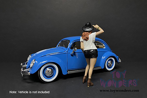 American Diorama Figurine - Partygoers Figure I (1/24  scale, Black/White) 38321