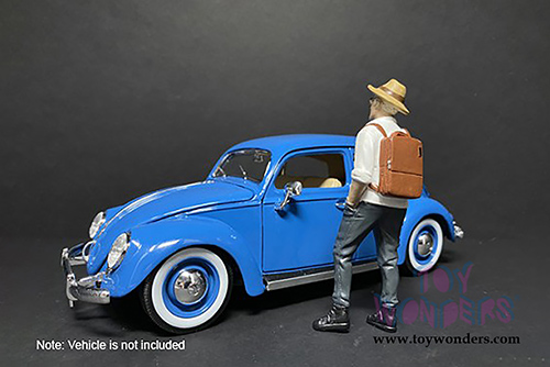 American Diorama Figurine - Partygoers Figure III (1/24  scale, Gray/White) 38323